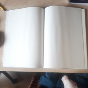 blanco bladen van notitieboek A4