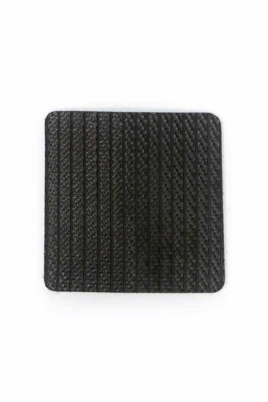 onderzetter van zwarte oude brandweerslang