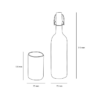 H2O | set van waterfles met 2 drinkglazen - Afbeelding 2