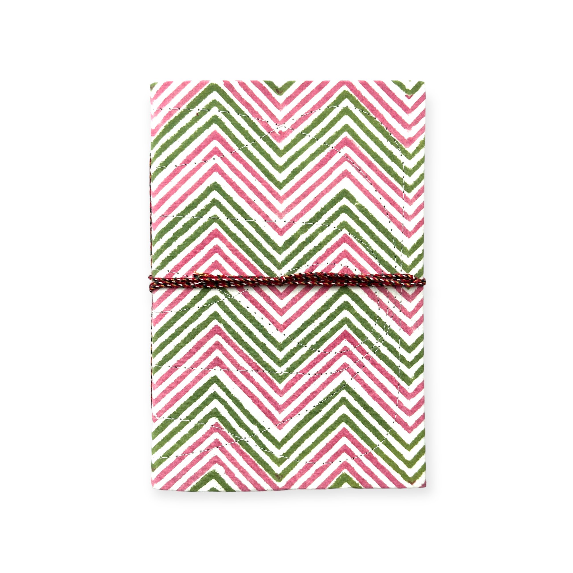 duurzaam a5 notitieboek zigzag met handgeschept papier