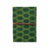 notitieboek A5 honingraat groen met textielomslag