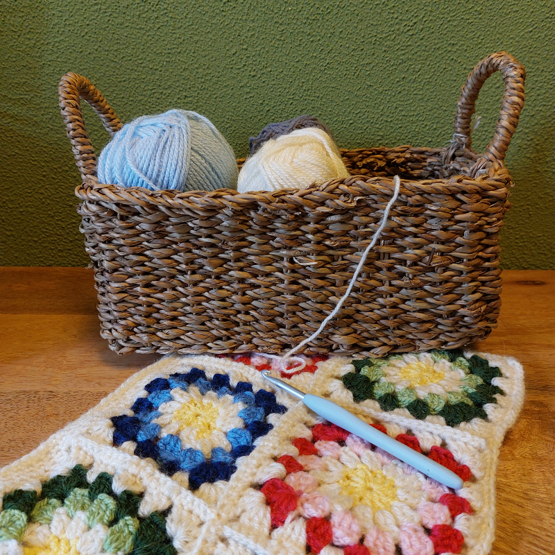 fair trade mandje van zeegras