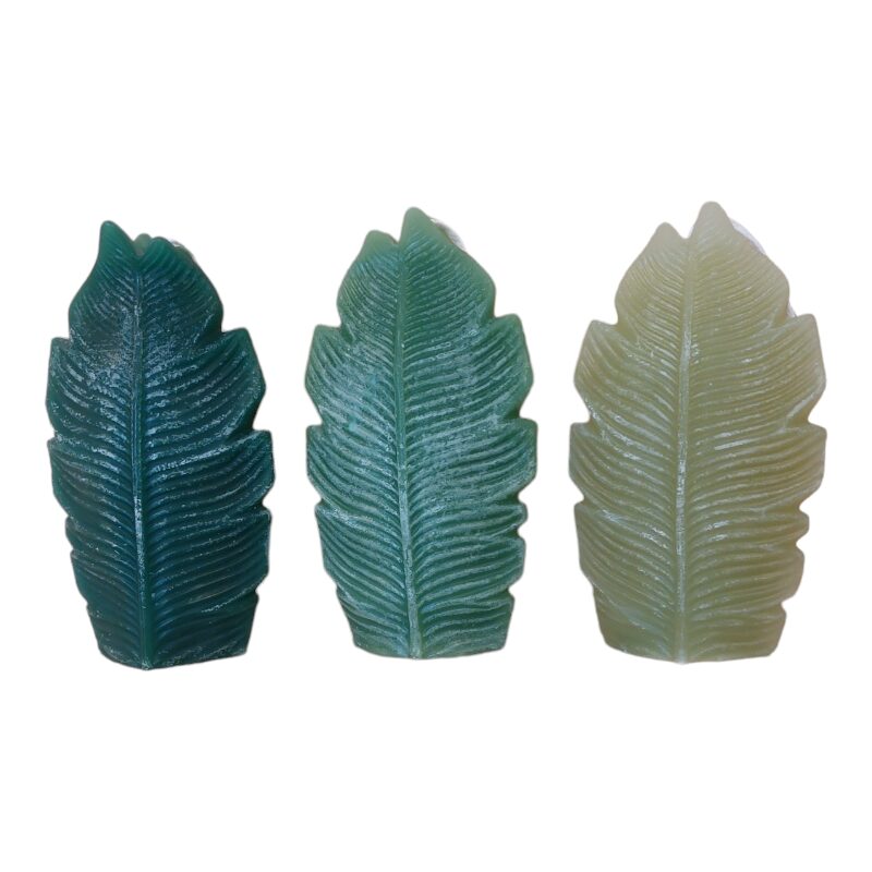 gegoten vormkaars Blad handgemaakt