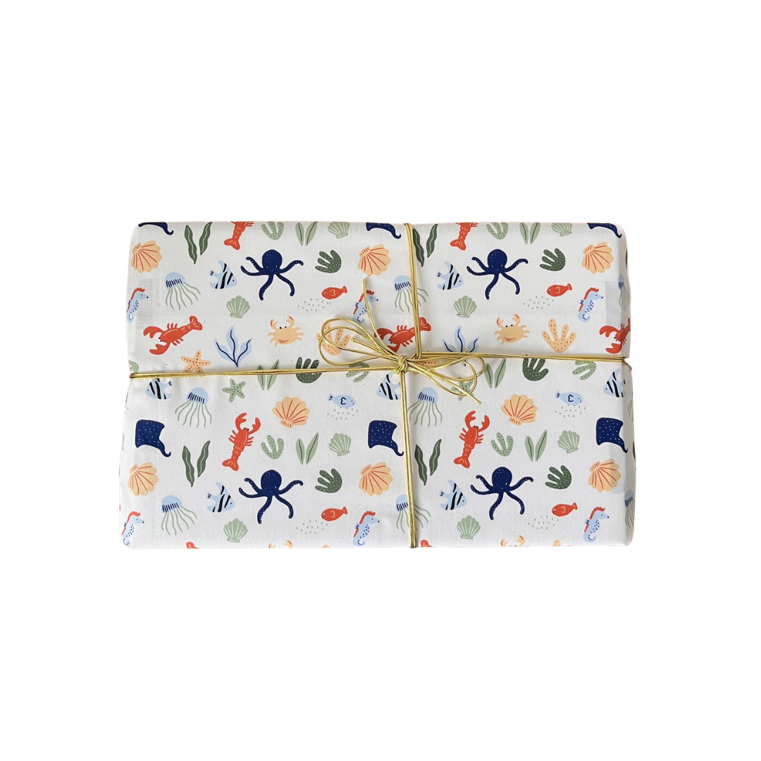 furoshiki stof oceaan om in te pakken