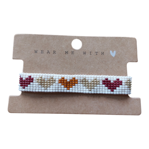 hartjes armband van kralen