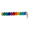 geknoopte armband met zilverkleurige sluiting