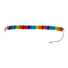 smalle geknoopte armband regenboogkleuren