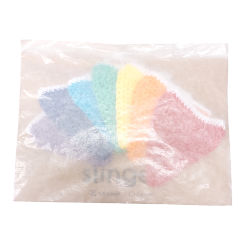 verpakt slingertje in regenboogkleuren