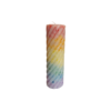 multi color kaars met twist in regenboog kleuren