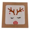doosje met 6 Rudolph the red nosed reindeer kerstkaarten